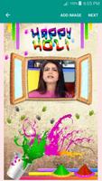 Happy Holi Photo Frame Editor captura de pantalla 2