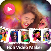 Holi Video Maker With Music icon