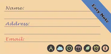 EasyNote - Notepad widget
