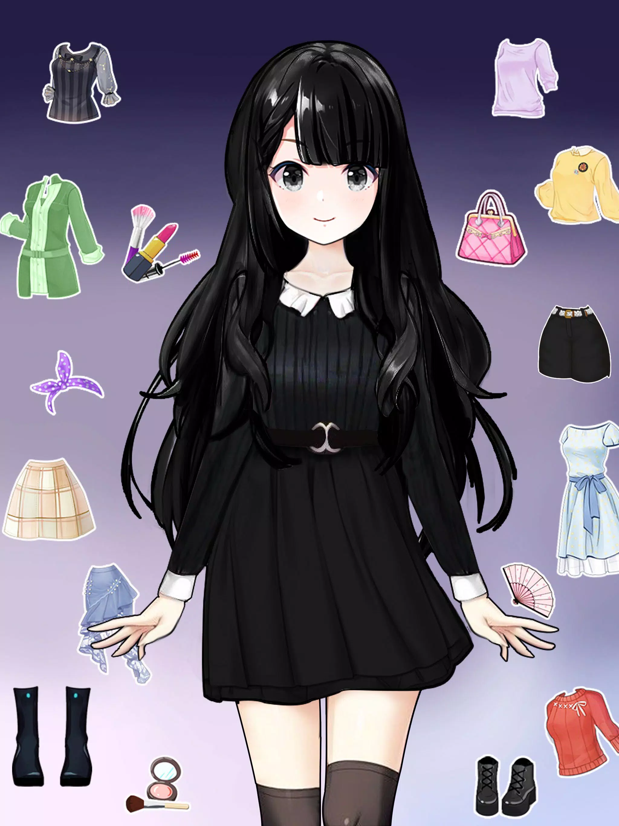 Descarga de APK de Juego de vestir d anime chicas para Android Descarga de APK de Juego de vestir d anime chicas para Android