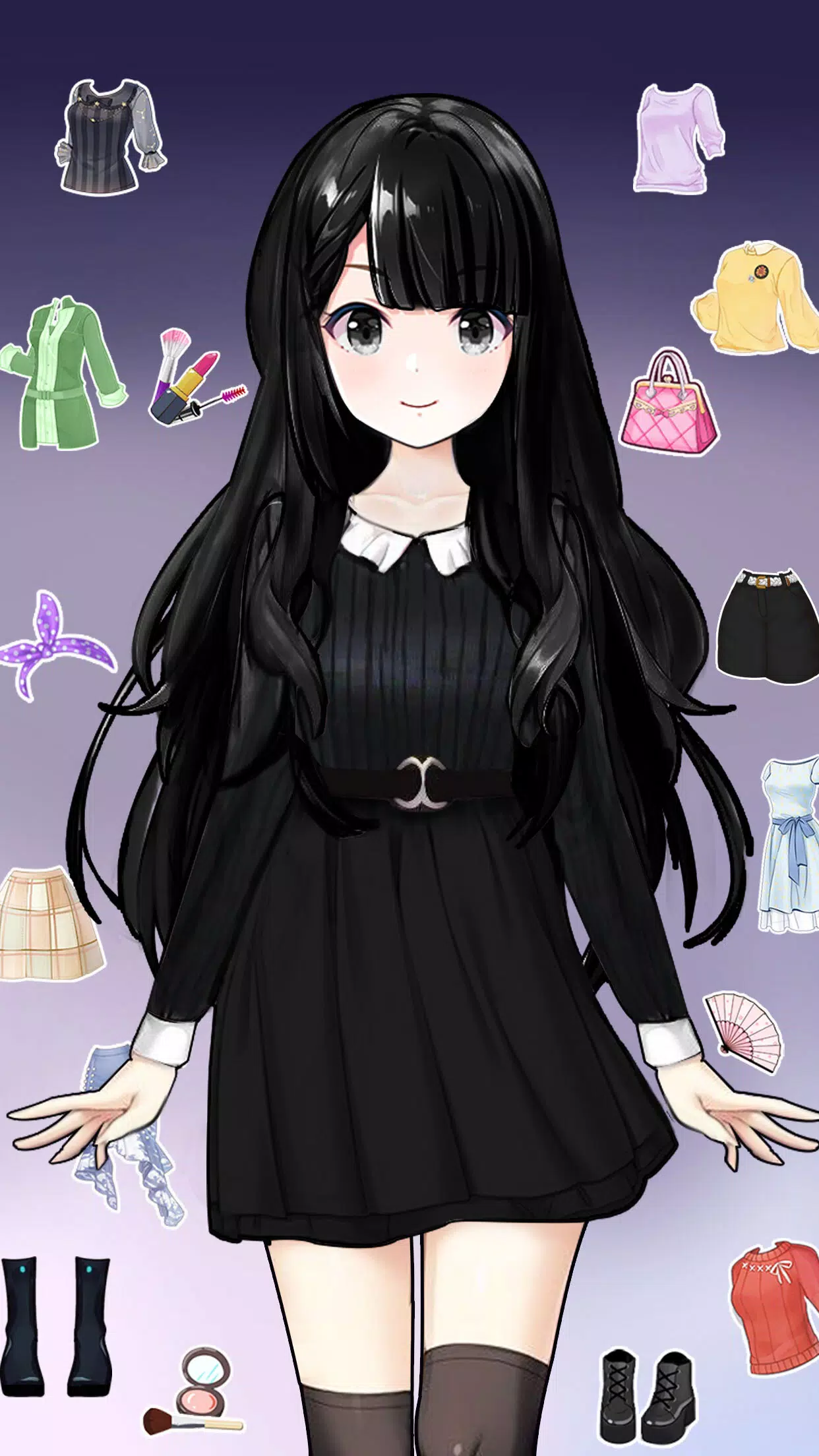 Descarga de APK de Juego de vestir d anime chicas para Android