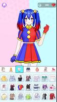 Anime Dress Up and Makeup Game پوسٹر