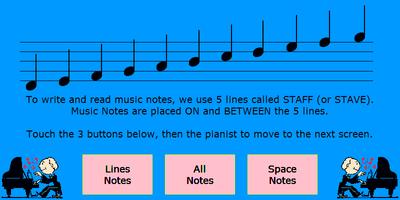 Staff and Treble Clef HN poster