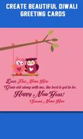 Name On New Year Greeting Card captura de pantalla 3