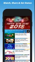 Happy New Year Status Video,Text And Images Wishes Screenshot 2