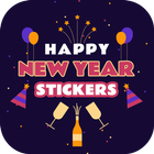 Happy New Year Stickers icône