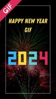 happy new year gif 2024 Affiche
