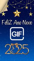 feliz ano novo gif 2025 Plakat