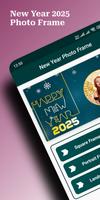 New Year Photo Frame पोस्टर