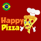 Happy Pizza Zeichen