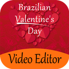 Happy Valentine's Day in Brazil - Video Editor biểu tượng