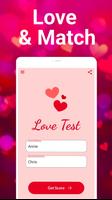 Love Tester Find Real Love App poster