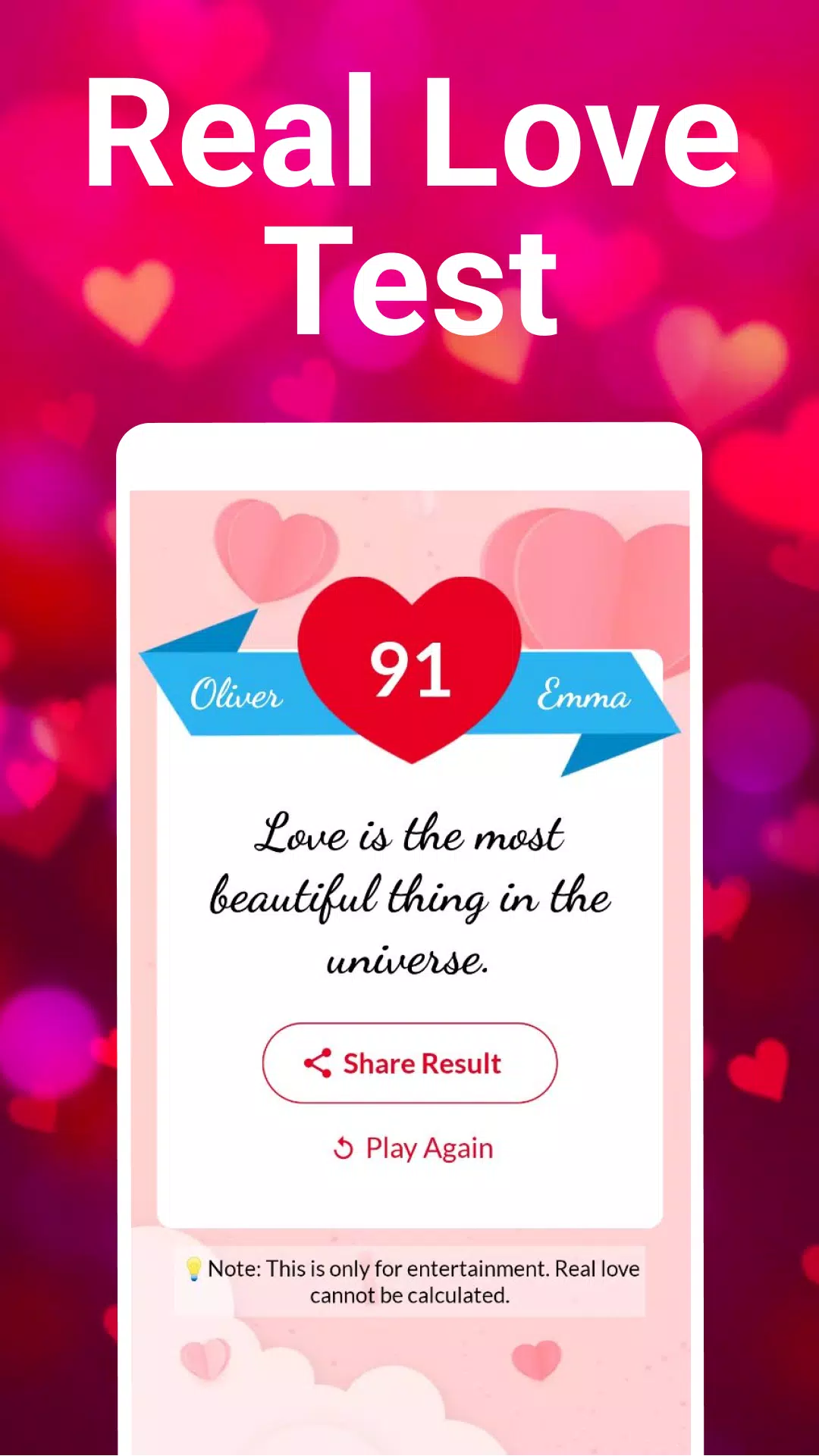 Real Love Test Real Love Calcu APK Download 2023 - Free - 9Apps