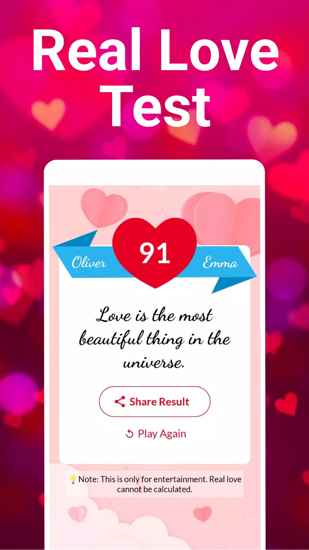 Real True Love Calculator - Real Love Test APK for Android Download