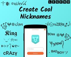 Nickname Fire: Nickfinder App 海報