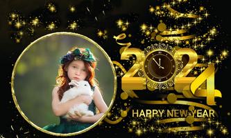 Happy New year 2024 Frame ảnh chụp màn hình 1