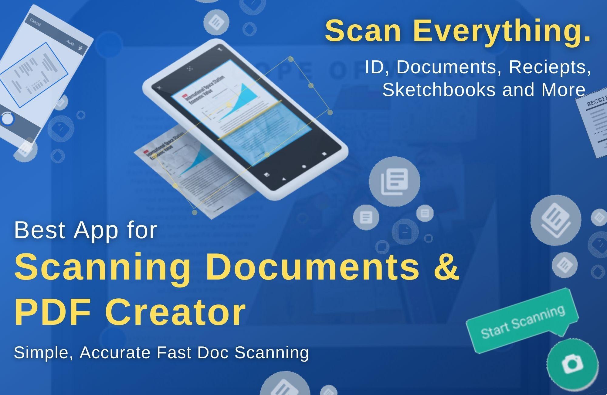 Сканер к ара. Scan to pdf document creating.