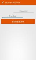 Square Calculator Affiche