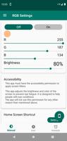 RGB Settings اسکرین شاٹ 1