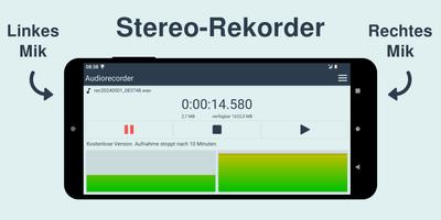Stereo-Audiorecorder Plakat