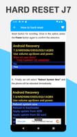 How To Hard Reset Samsung J7 Plakat
