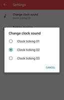 Ticking Clock Sound App স্ক্রিনশট 2