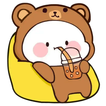 ”Cute Bear Gif WAStickerApps
