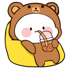 Cute Bear Gif WAStickerApps icon
