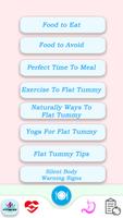 flat tummy app female fitness پوسٹر
