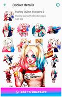 برنامه‌نما Harley Quinn Stickers عکس از صفحه