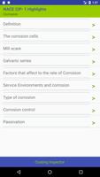 NACE CIP-1 Highlights, Practices and Exams captura de pantalla 1