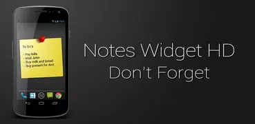 Notes Widget HD Free Stickies