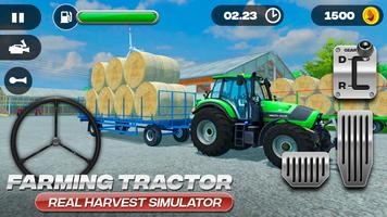 Farming Tractor Real Harvest Simulator poster