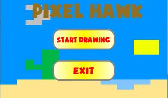 Pixel Hawk - Pixel Art Creator Affiche