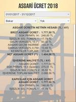 برنامه‌نما Asgari Ücret 2018 عکس از صفحه
