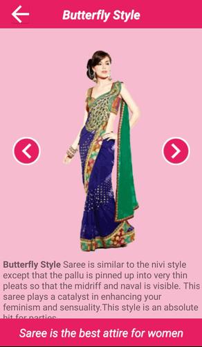 Saree Wearing Styles Apk 1 5 Download For Android Download Saree