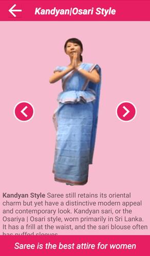 Saree Wearing Styles Apk 1 5 Download For Android Download Saree