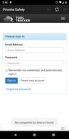 Piranha Safety Tool Tracker پوسٹر