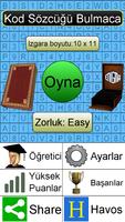 Kod Sözcüğü Bulmaca + Ekran Görüntüsü 2