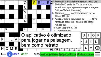 Palavras Cruzadas Portuguesas imagem de tela 3