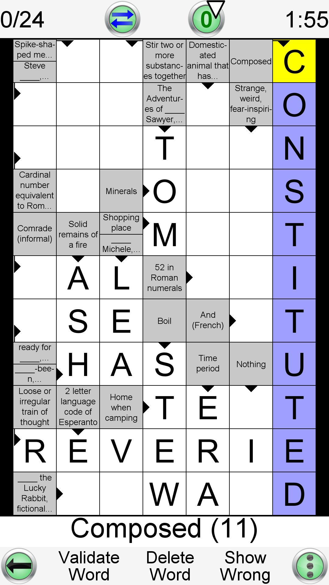 Irregular crossword clue