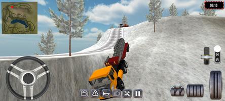 Truck Simulator Snowy Mountain Screenshot 2