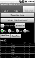 WaterPolo Stats Tracker スクリーンショット 1