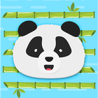 Panda River Crossing: Learn Ch icône