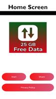 Free Internet app : 25 GB free Data & all network capture d'écran 1