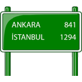 Distance Between Cities in TR