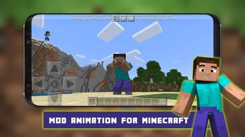 Animation Mod Minecraft PE poster