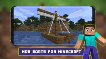 Boats Mod For Minecraft PE poster