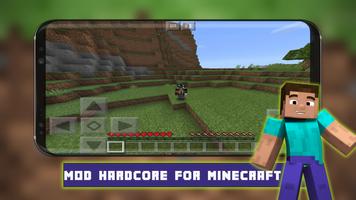 Hardcore Mod For Minecraft PE Affiche