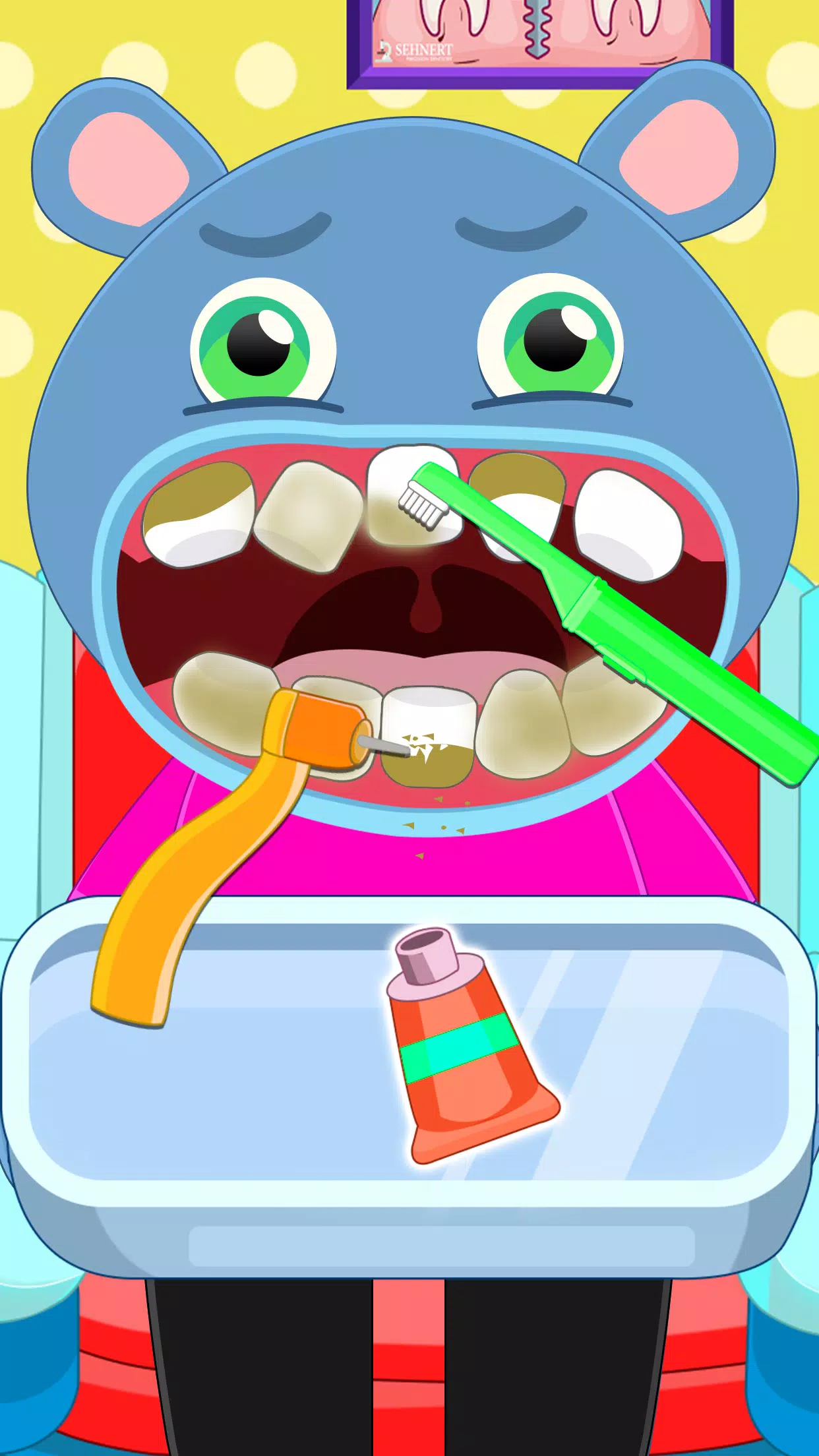 Jogos divertidos de dentista maluco versão móvel andróide iOS apk